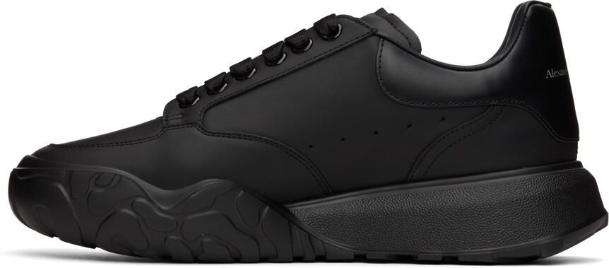 Alexander McQueen Black Court Sneakers - Picture 3