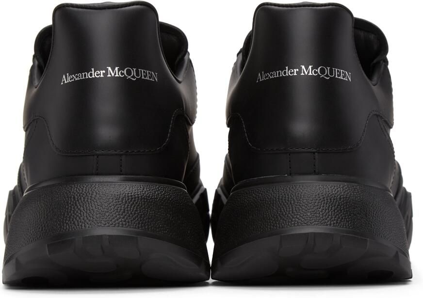 Alexander McQueen Black Court Trainer Sneakers
