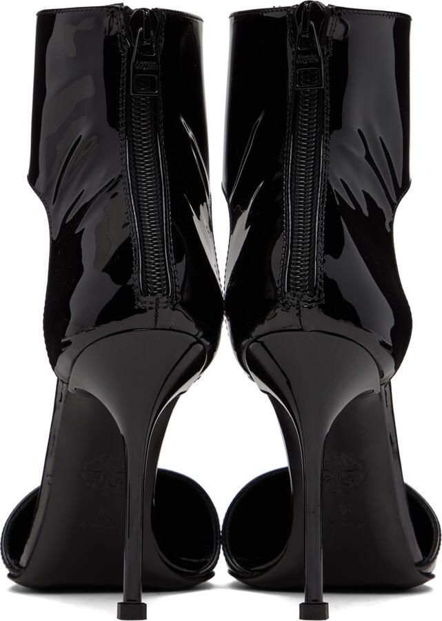 Alexander McQueen Black Harness Punk Heels - Picture 3