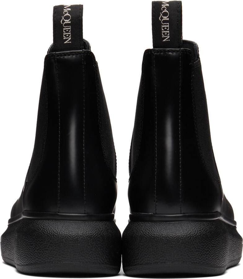 Alexander McQueen Black Hybrid Chelsea Boots
