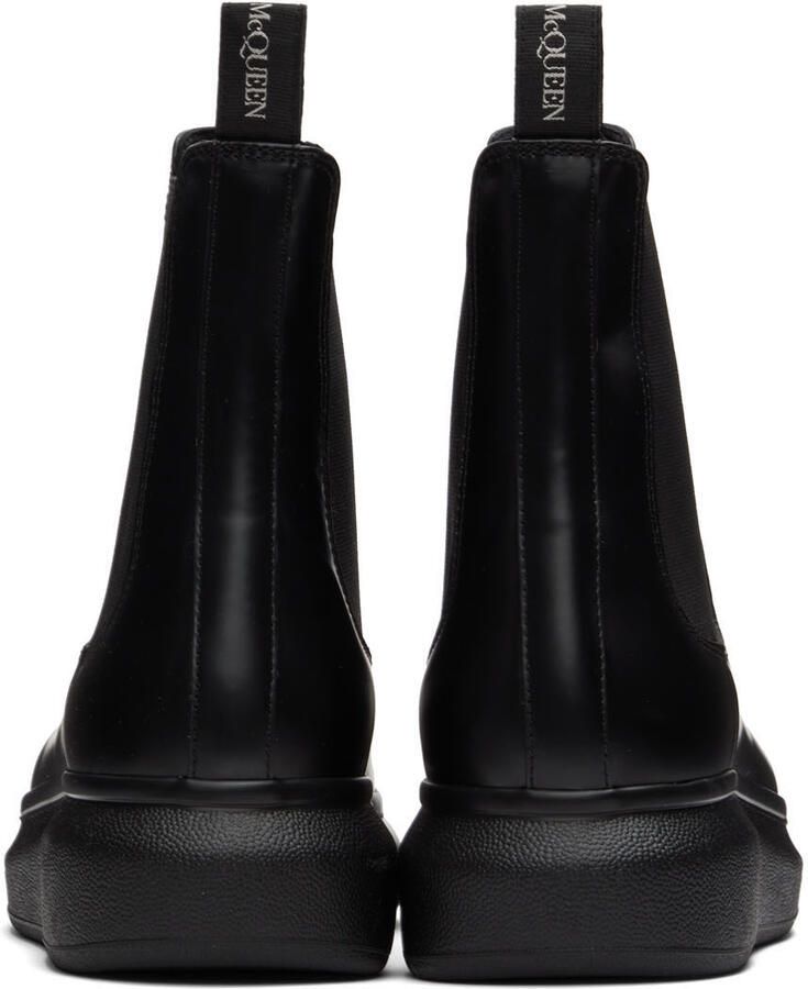 Alexander McQueen Black Hybrid Chelsea Boots