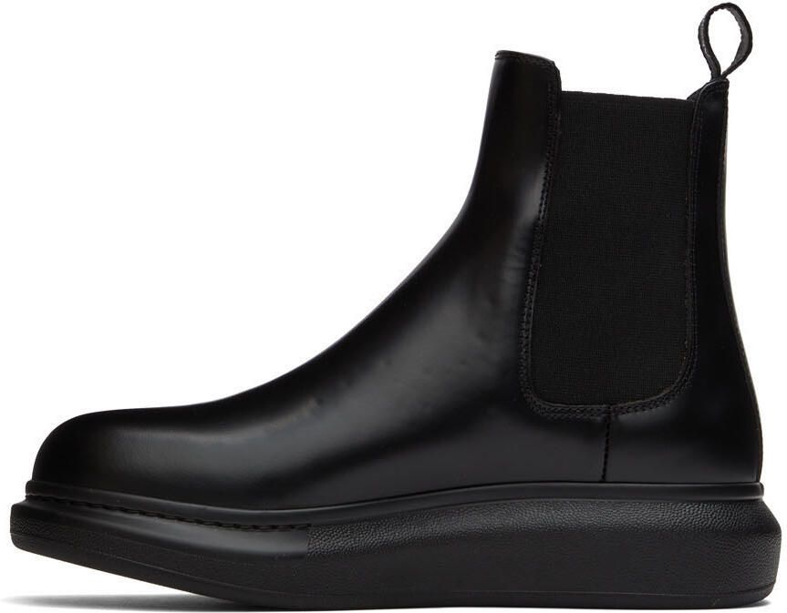 Alexander McQueen Black Hybrid Chelsea Boots - Picture 3