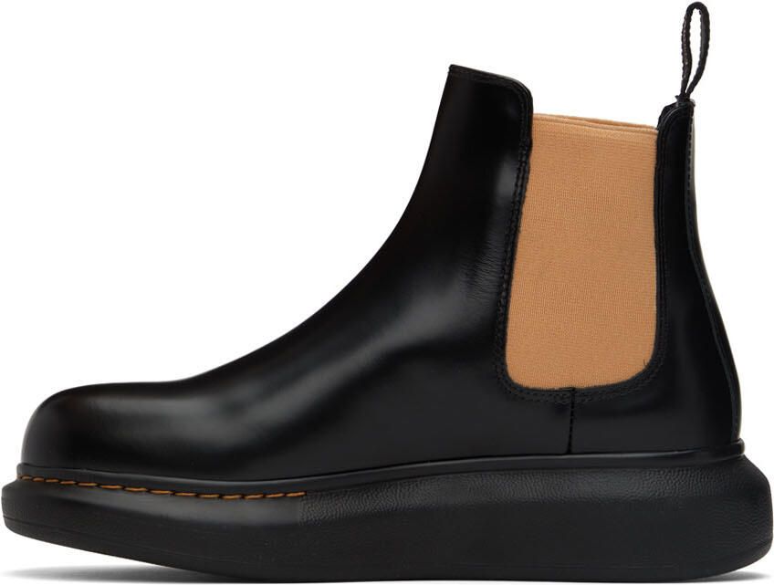 Alexander McQueen Black Hybrid Chelsea Boots - Picture 3
