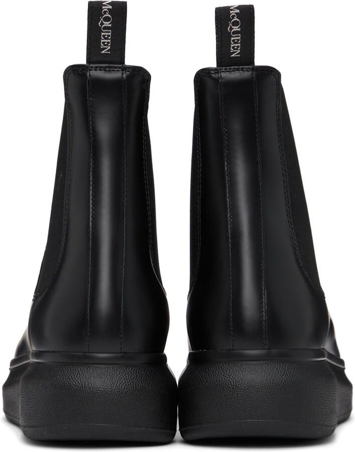 Alexander McQueen Black Hybrid Chelsea Boots - Picture 2