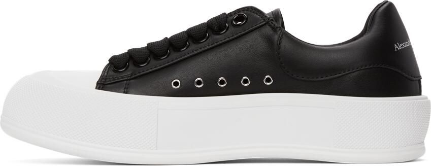 Alexander McQueen Black Joey Sneakers - Picture 4