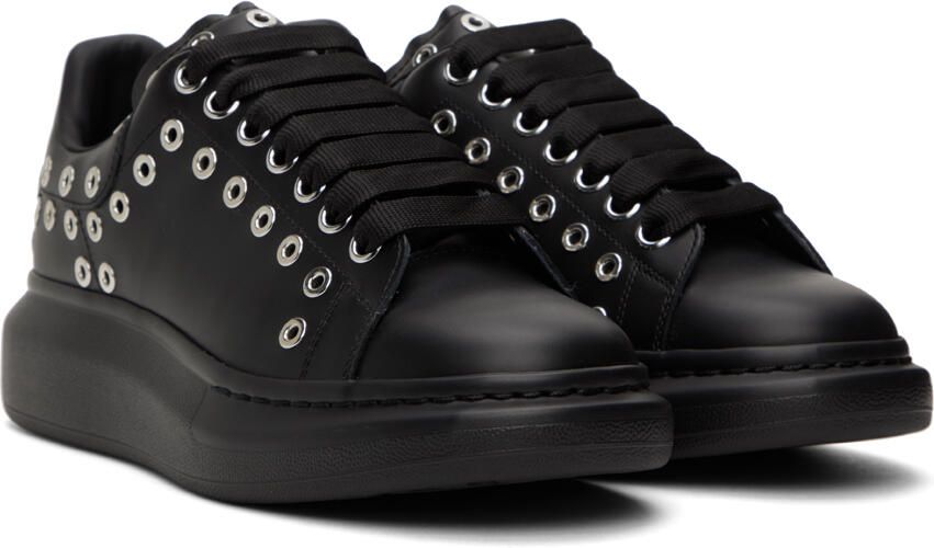 Alexander McQueen Black Larry Sneakers - Picture 2