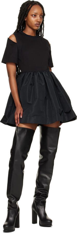 Alexander McQueen Black Leather Boots - Picture 4