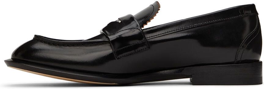 Alexander McQueen Black Leather Loafers - Picture 4