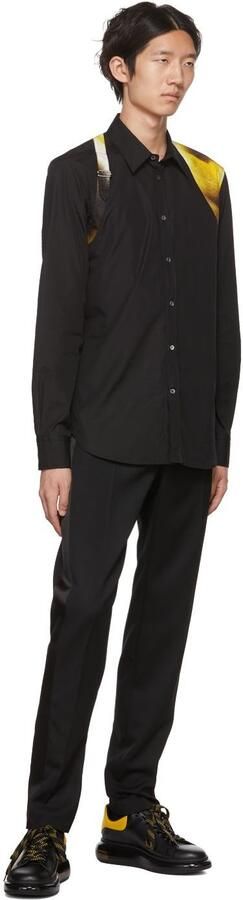 Alexander McQueen Black Oversized Sneakers - Picture 4