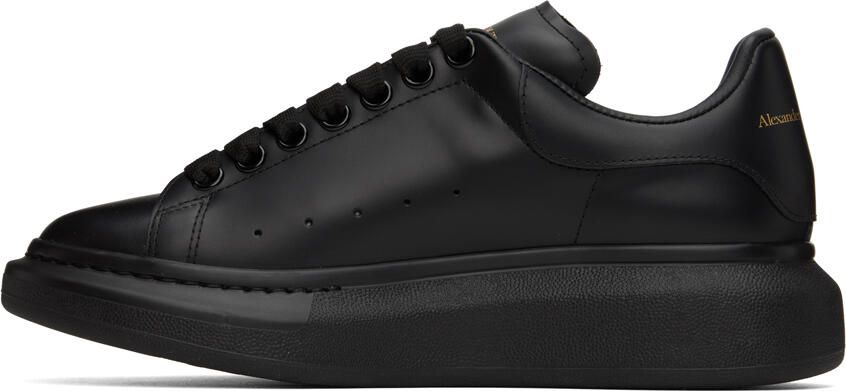 Alexander McQueen Black Oversized Sneakers - Picture 3