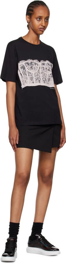 Alexander McQueen Black Oversized Sneakers - Picture 4