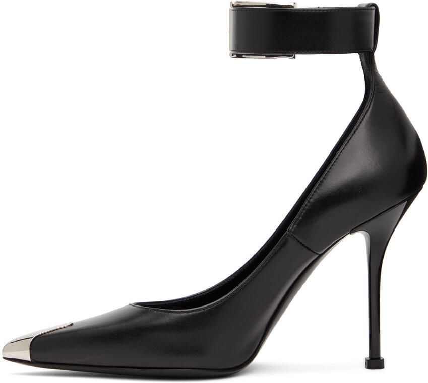 Alexander McQueen Black Punk Heels - Picture 2