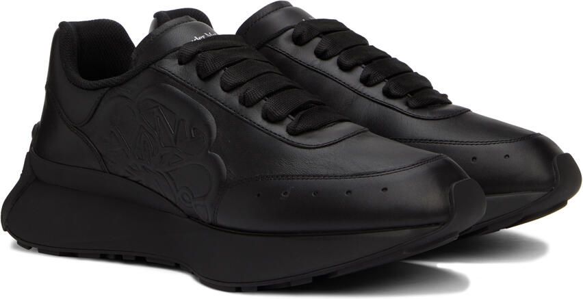 Alexander McQueen Black Sprint Runner Sneakers - Picture 2