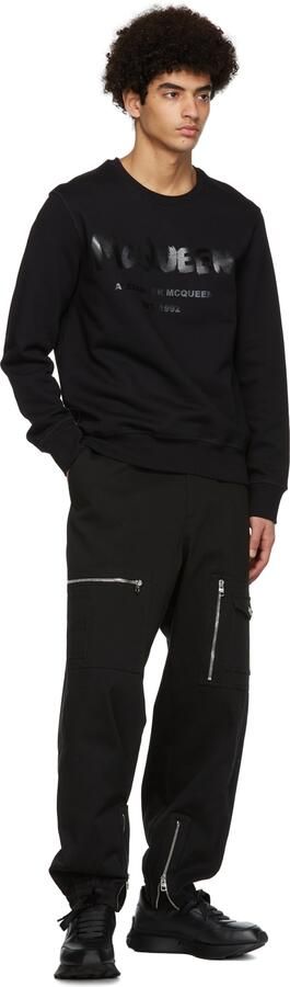 Alexander McQueen Black Sprint Runner Sneakers - Picture 4