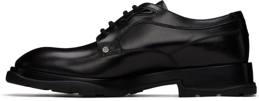 Alexander McQueen Black Tread Derbys - Picture 3