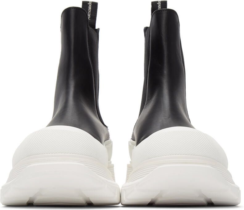 Alexander McQueen Black Tread Slick Chelsea Boots - Picture 2