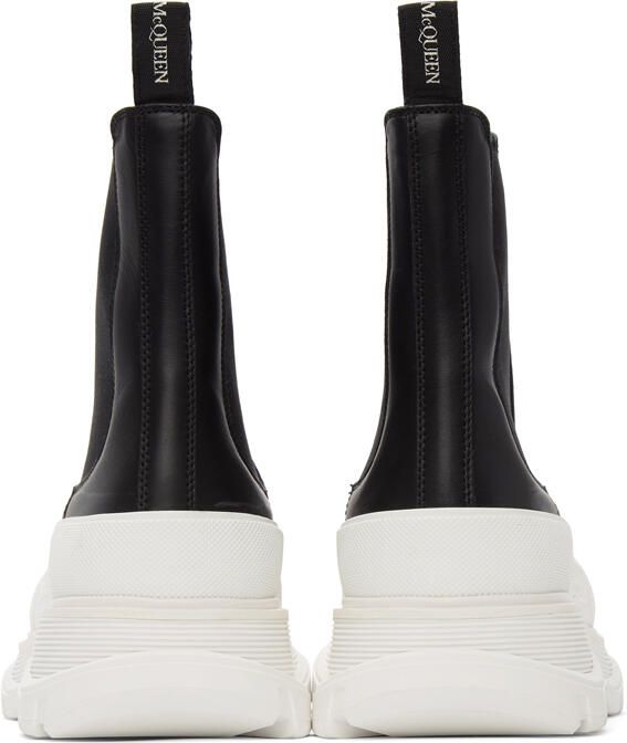 Alexander McQueen Black Tread Slick Chelsea Boots - Picture 4