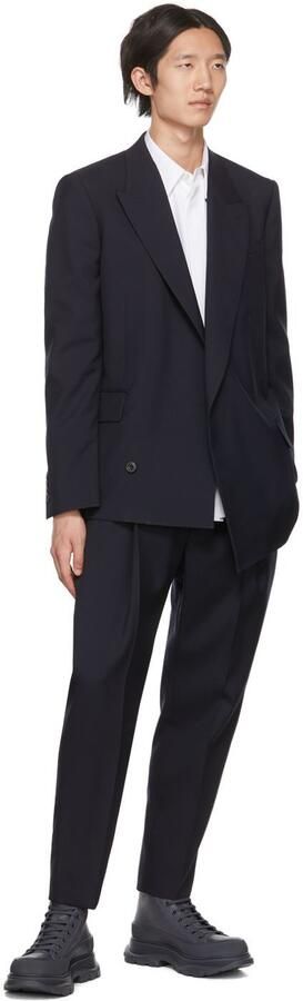 Alexander McQueen Black Tread Slick High Sneakers - Picture 4