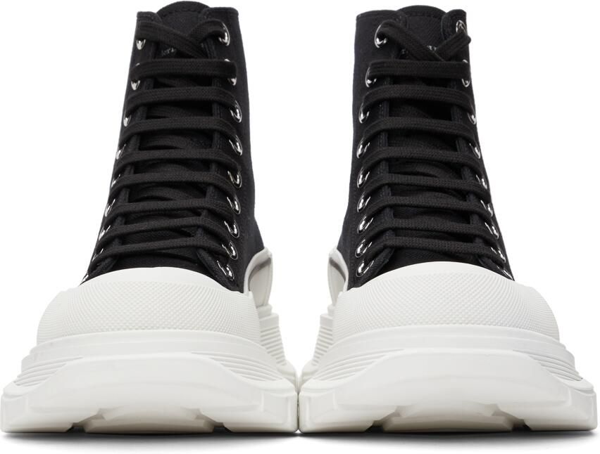 Alexander McQueen Black Tread Slick High Sneakers - Picture 3