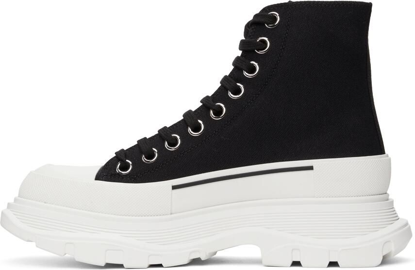 Alexander McQueen Black Tread Slick High Sneakers - Picture 4