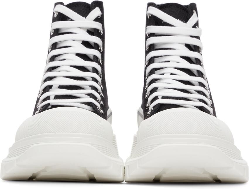 Alexander McQueen Black Tread Slick High Sneakers - Picture 3