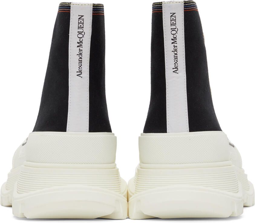 Alexander McQueen Black Tread Slick High Sneakers