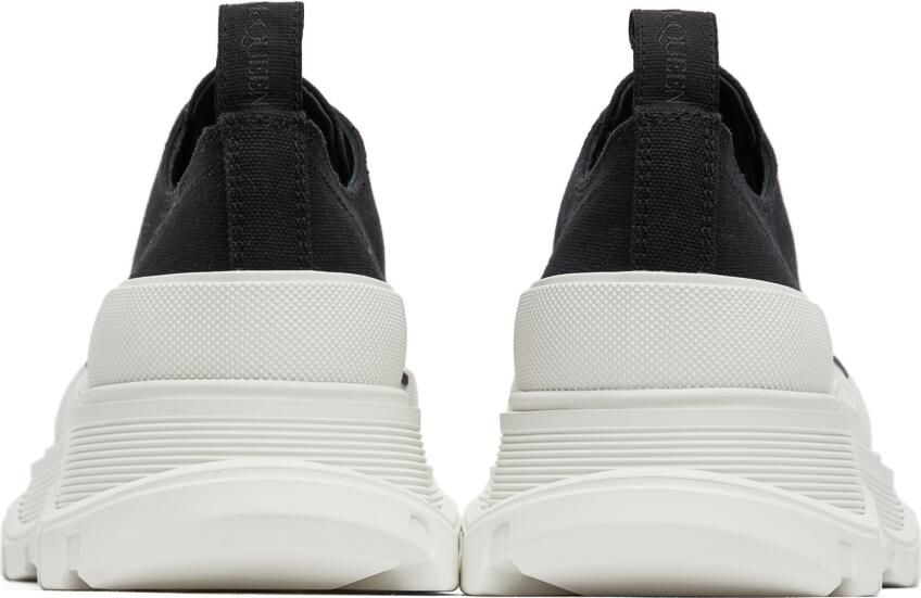 Alexander McQueen Black Tread Slick Low Sneakers - Picture 2