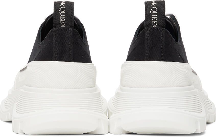 Alexander McQueen Black Tread Slick Low Sneakers - Picture 2