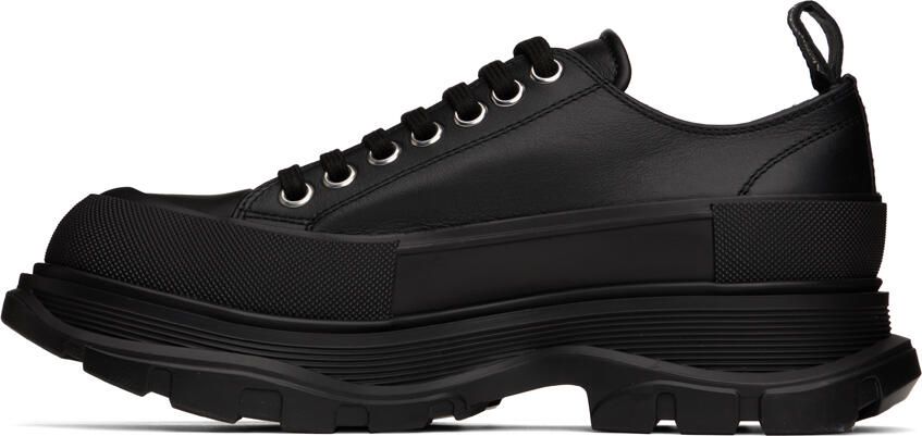 Alexander McQueen Black Tread Slick Sneakers - Picture 3