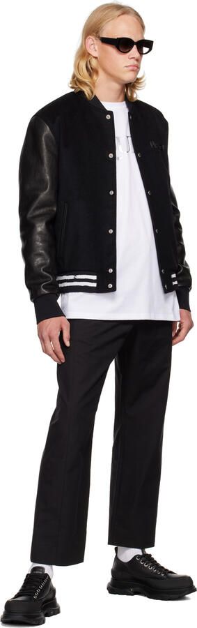 Alexander McQueen Black Tread Slick Sneakers - Picture 4