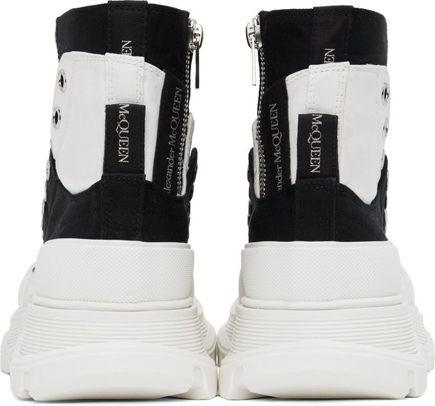 Alexander McQueen Black Tread Slick Sneakers
