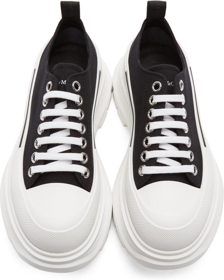 Alexander McQueen Black Tread Slick Sneakers