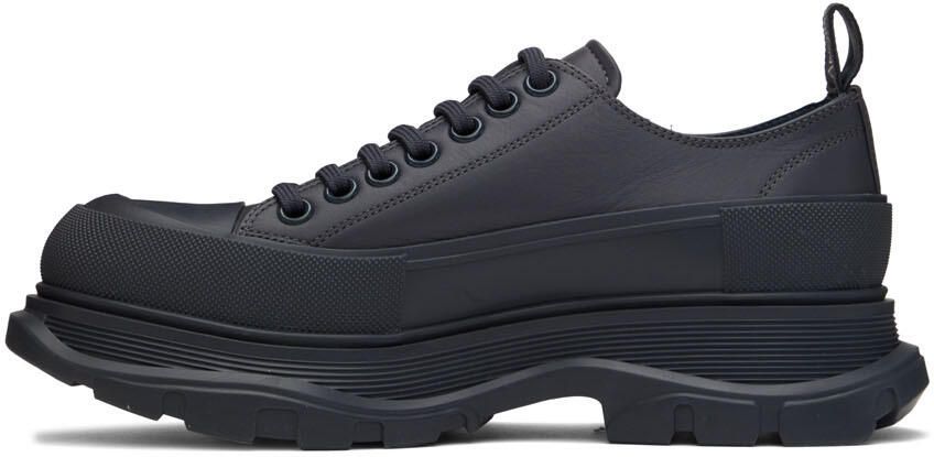Alexander McQueen Black Tread Slick Sneakers - Picture 3