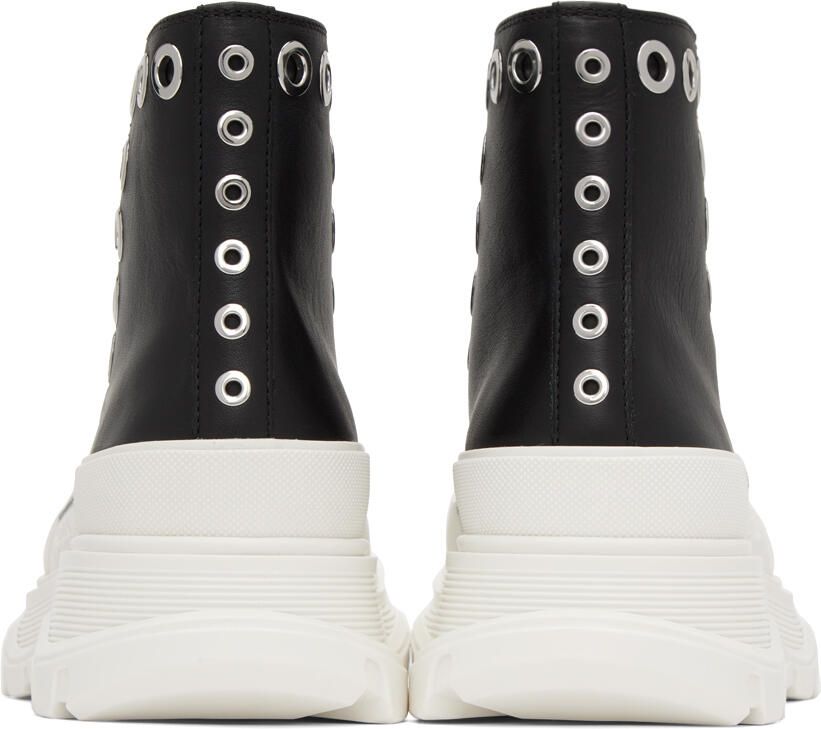 Alexander McQueen Black Tread Slick Sneakers