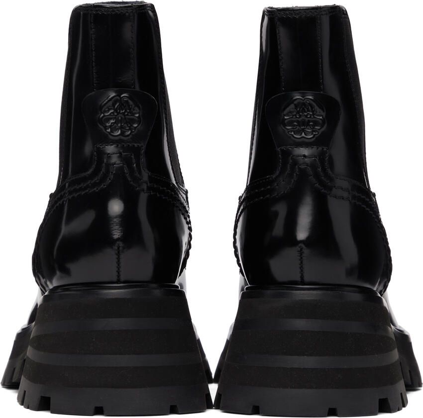 Alexander McQueen Black Wander Chelsea Boots