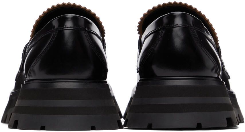 Alexander McQueen Black Wander Loafers