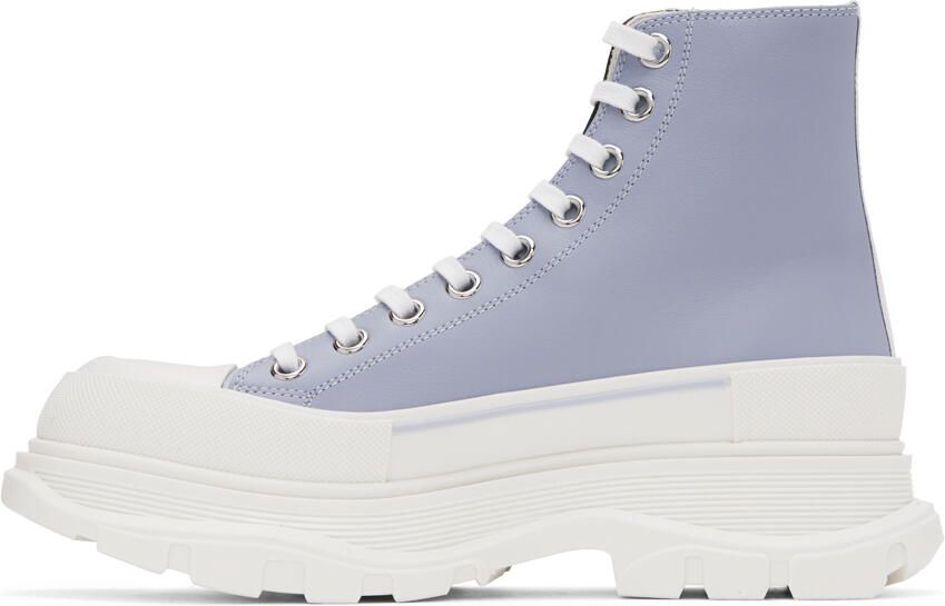 Alexander McQueen Blue & Black Boxer Dog Sneakers - Picture 3