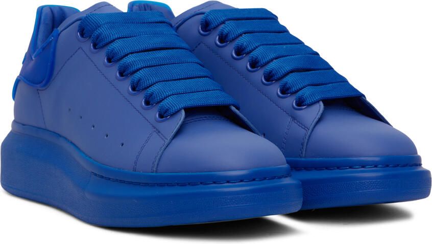 Alexander McQueen Blue Oversized Sneakers - Picture 2