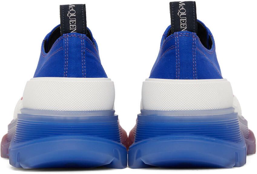 Alexander McQueen Blue Tread Slick Sneakers