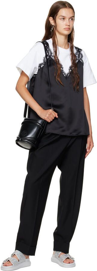 Alexander McQueen Gray Oversized Hybrid Slides - Picture 4