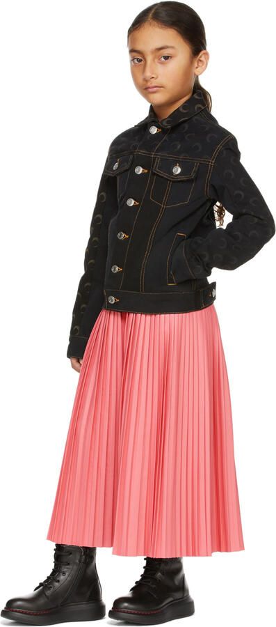 Alexander McQueen Kids Black Lace-Up Boots - Picture 4