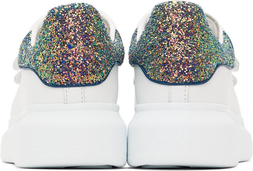 Alexander McQueen Kids White Oversized Disco Sneakers