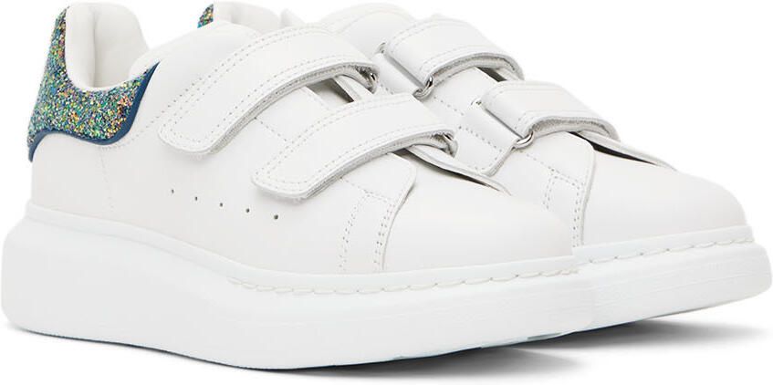 Alexander McQueen Kids White Oversized Disco Sneakers - Picture 2