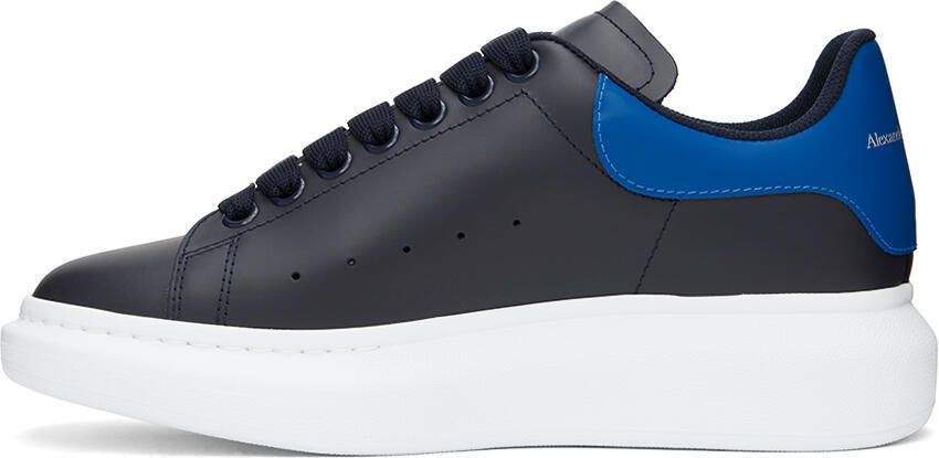 Alexander McQueen Navy Oversized Sneakers - Picture 3