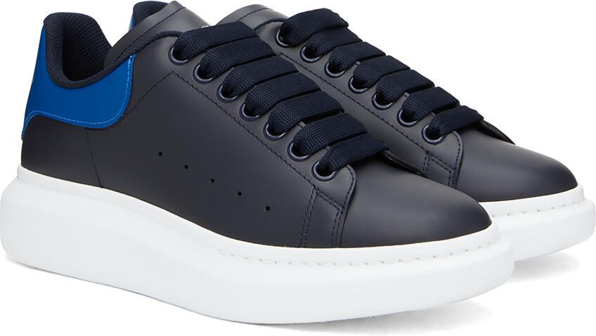 Alexander McQueen Navy Oversized Sneakers - Picture 2