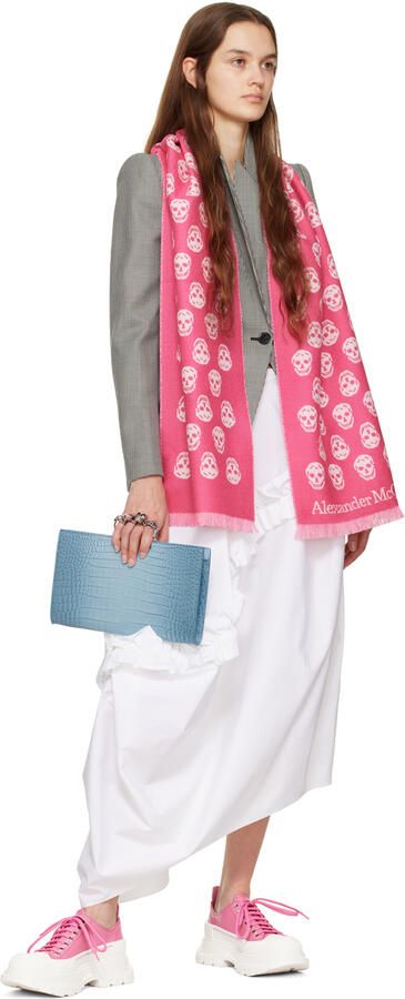 Alexander McQueen Pink Tread Slick Sneakers - Picture 4