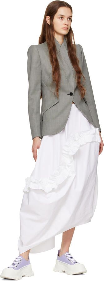 Alexander McQueen Purple Tread Slick Sneakers - Picture 4