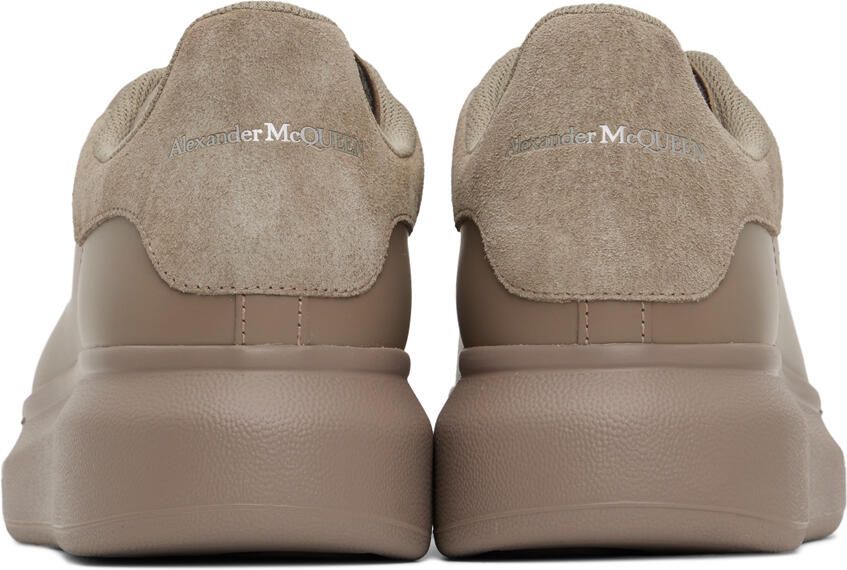 Alexander McQueen Taupe Oversized Sneakers