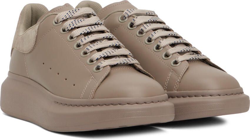 Alexander McQueen Taupe Oversized Sneakers - Picture 2