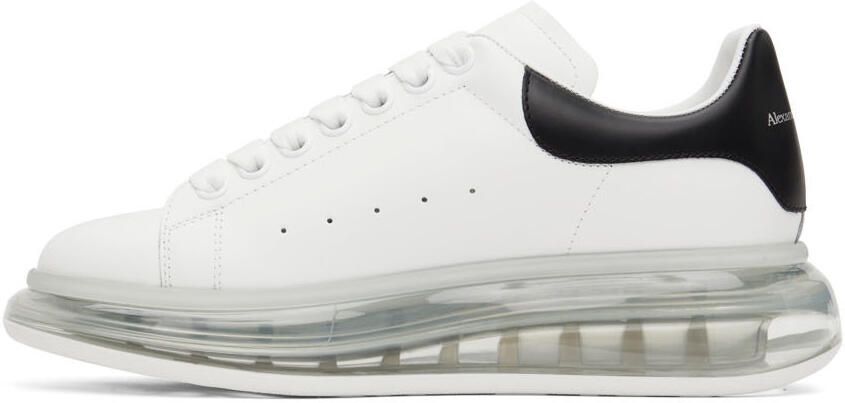 Alexander McQueen White & Black Oversized Sneakers - Picture 3